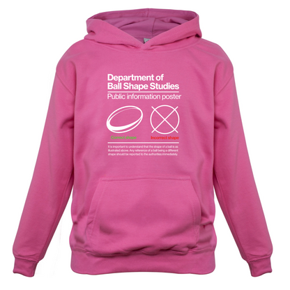 Rugby Ball Shape Kids T Shirt