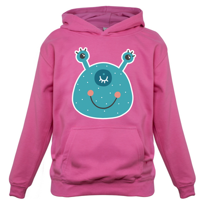 Smiley Face Alien Kids T Shirt