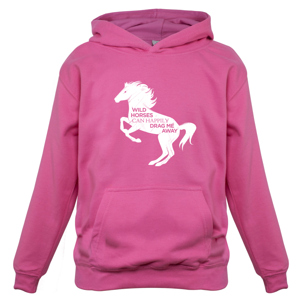 Wild Horses Can Drag Me Away Kids T Shirt