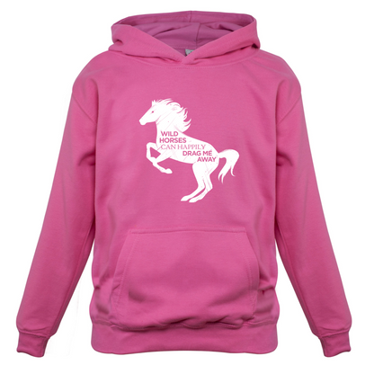 Wild Horses Can Drag Me Away Kids T Shirt