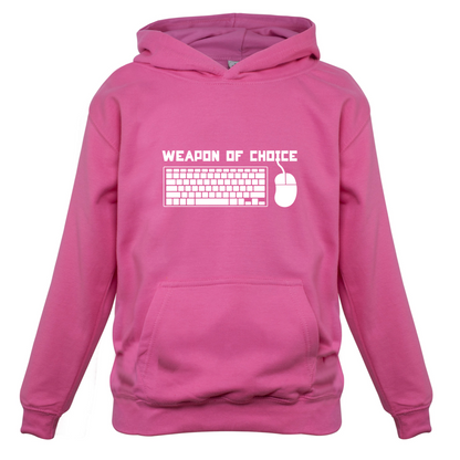 Weapon Of Choice PC Kids T Shirt