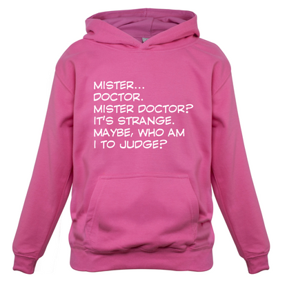 Mister Doctor It's Strange Kids T Shirt
