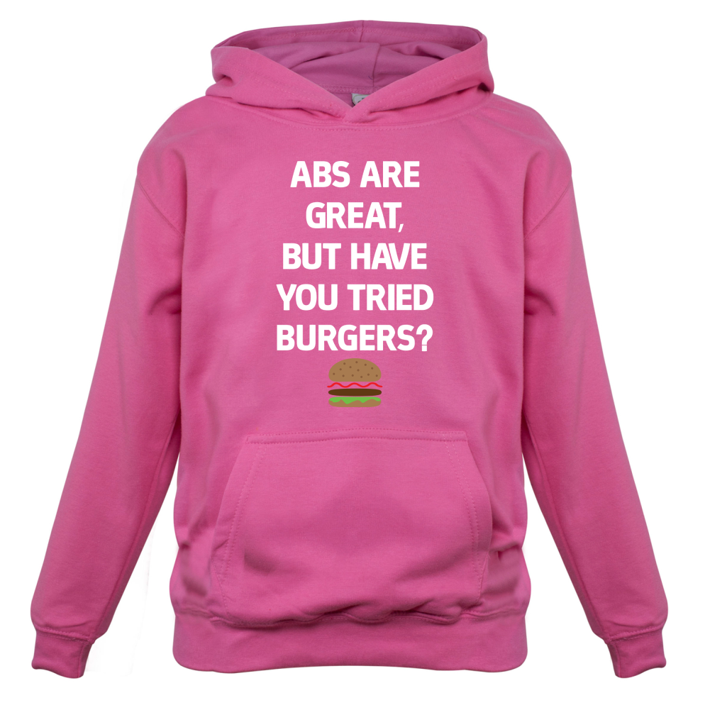 Abs Are Great, Burgers Kids T Shirt
