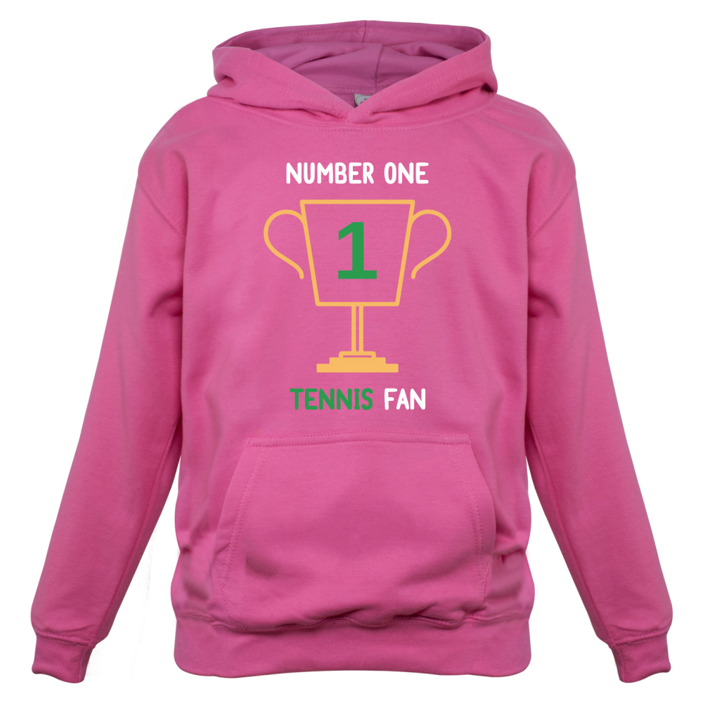 Number 1 Tennis Fan Kids T Shirt
