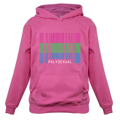 LGBT Barcode Flags - PolySexual Kids T Shirt