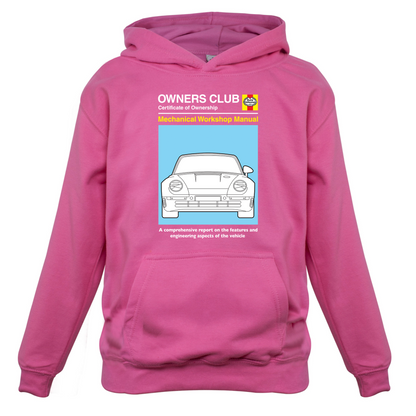Car Owners Manual 959 Turbo Kids T Shirt