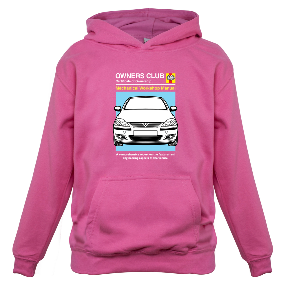 Car Owners Manual Corsa Kids T Shirt