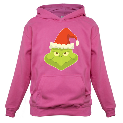 Grinch Face Kids T Shirt