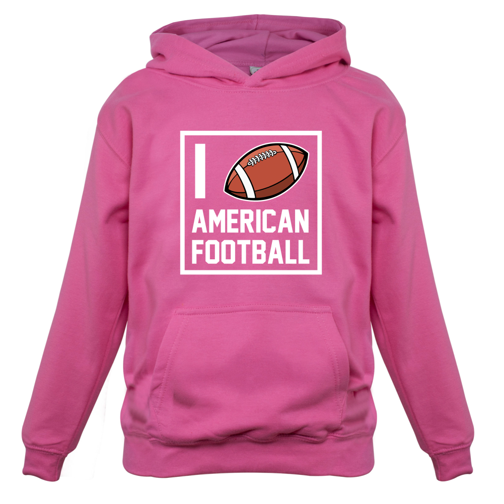 I Heart American Football Kids T Shirt