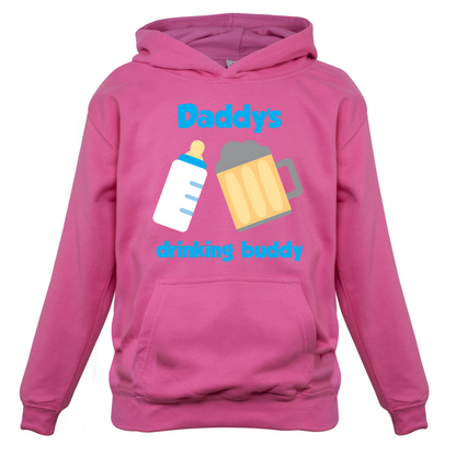 Daddy's Drinking Buddy Kids T Shirt
