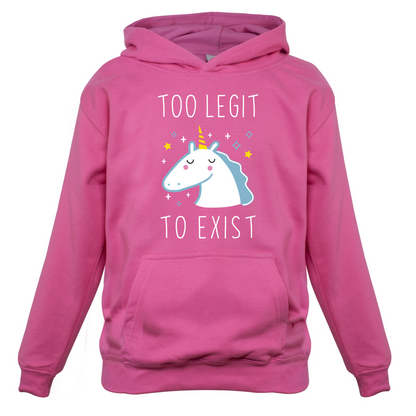 Too Legit To Exist Kids T Shirt