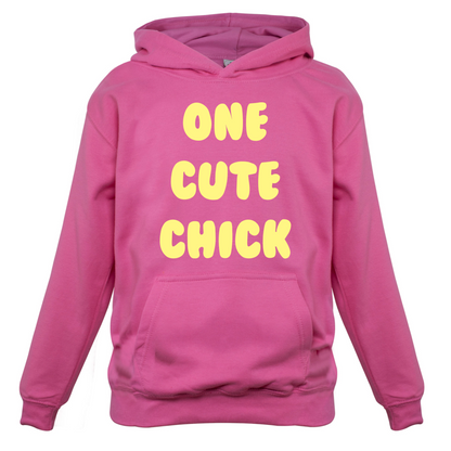 One Cute Chick  Kids T Shirt