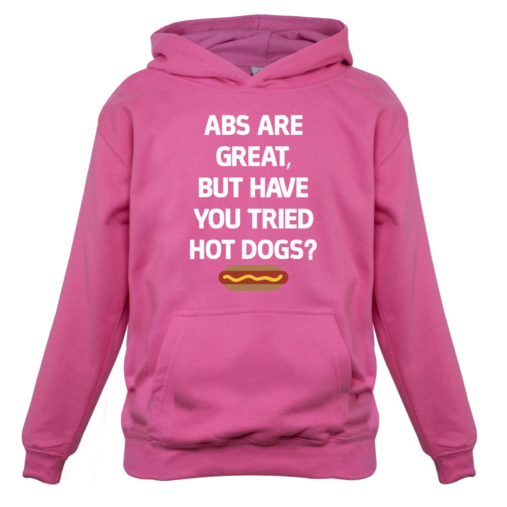 Abs Are Great, Hot Dogs  Kids T Shirt