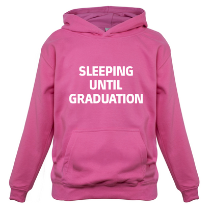 Seeping Until Graduation Kids T Shirt
