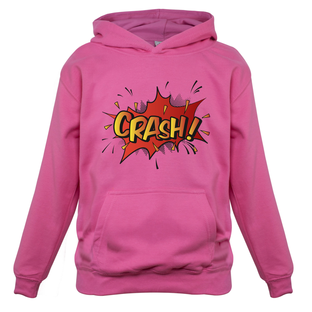 CRASH! Word Art Kids T Shirt