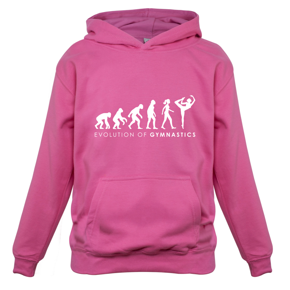 Evolution Of Woman Gymnastics Kids T Shirt