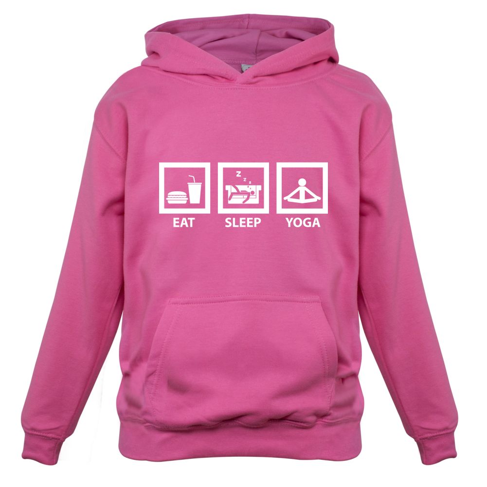 Eat Sleep Yoga Kids T Shirt