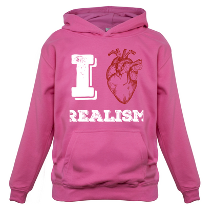 I Heart Realism Kids T Shirt
