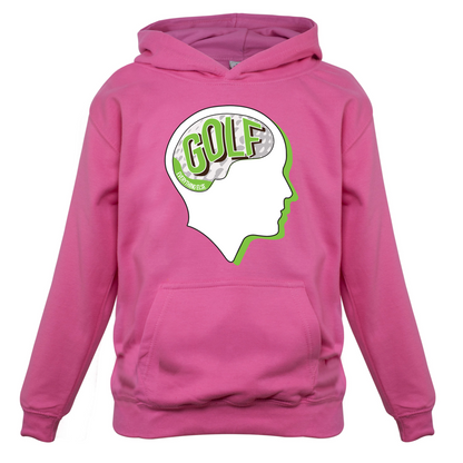 I Thiink About Golf Kids T Shirt