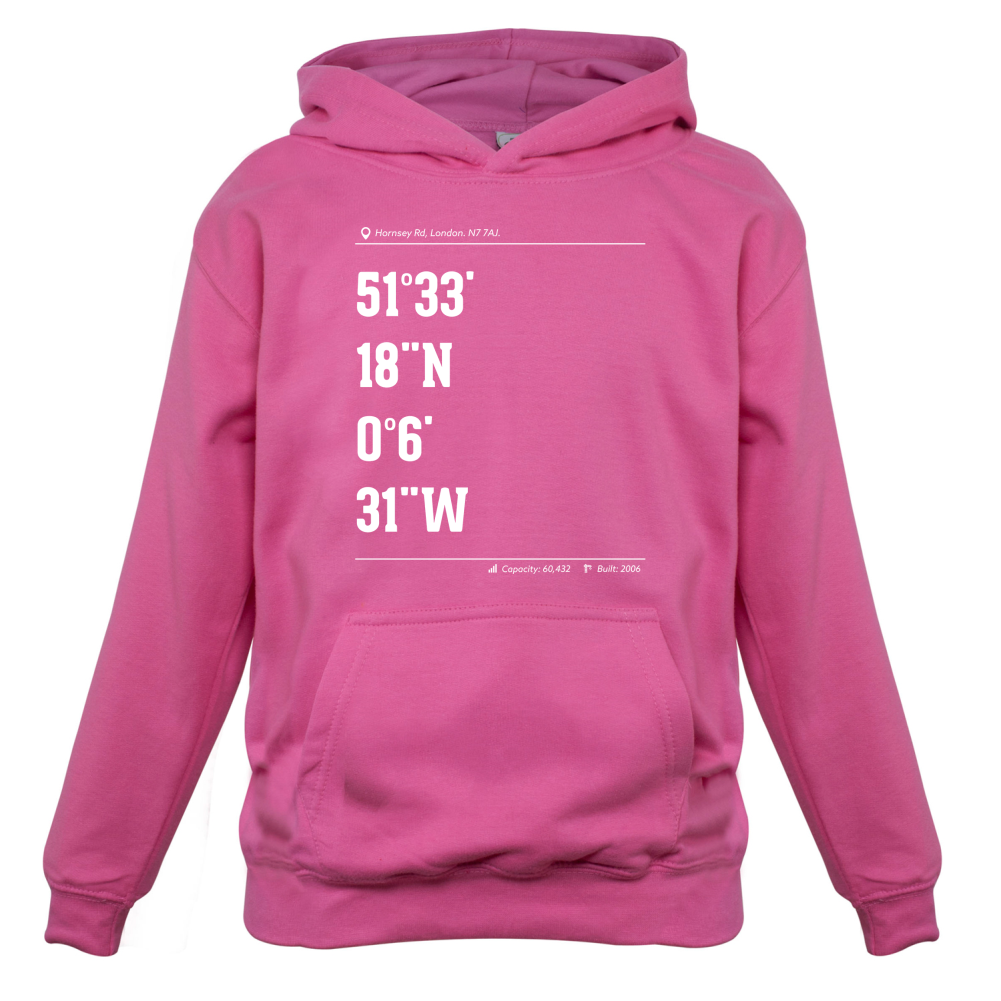 Stadium Coordinates Gunners Kids T Shirt