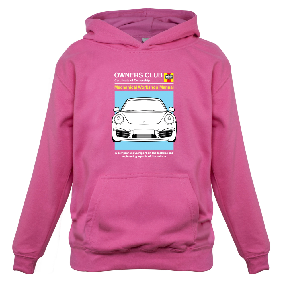 Car Owners Manual 911 Kids T Shirt