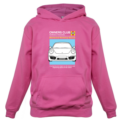 Car Owners Manual 911 Kids T Shirt
