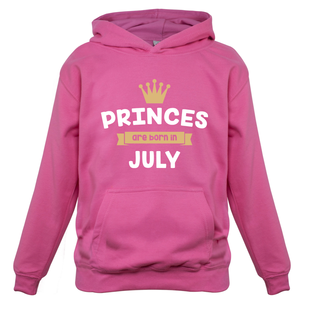 Princes Are Born In July Kids T Shirt