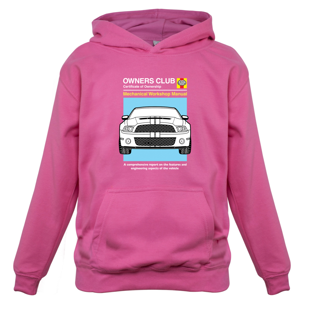 Car Owners Manual Mustang Mustang Kids T Shirt