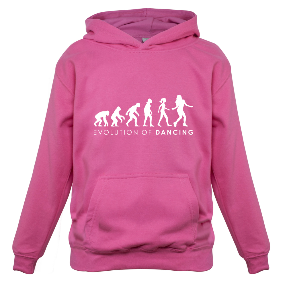 Evolution Of Woman Dancing  Kids T Shirt