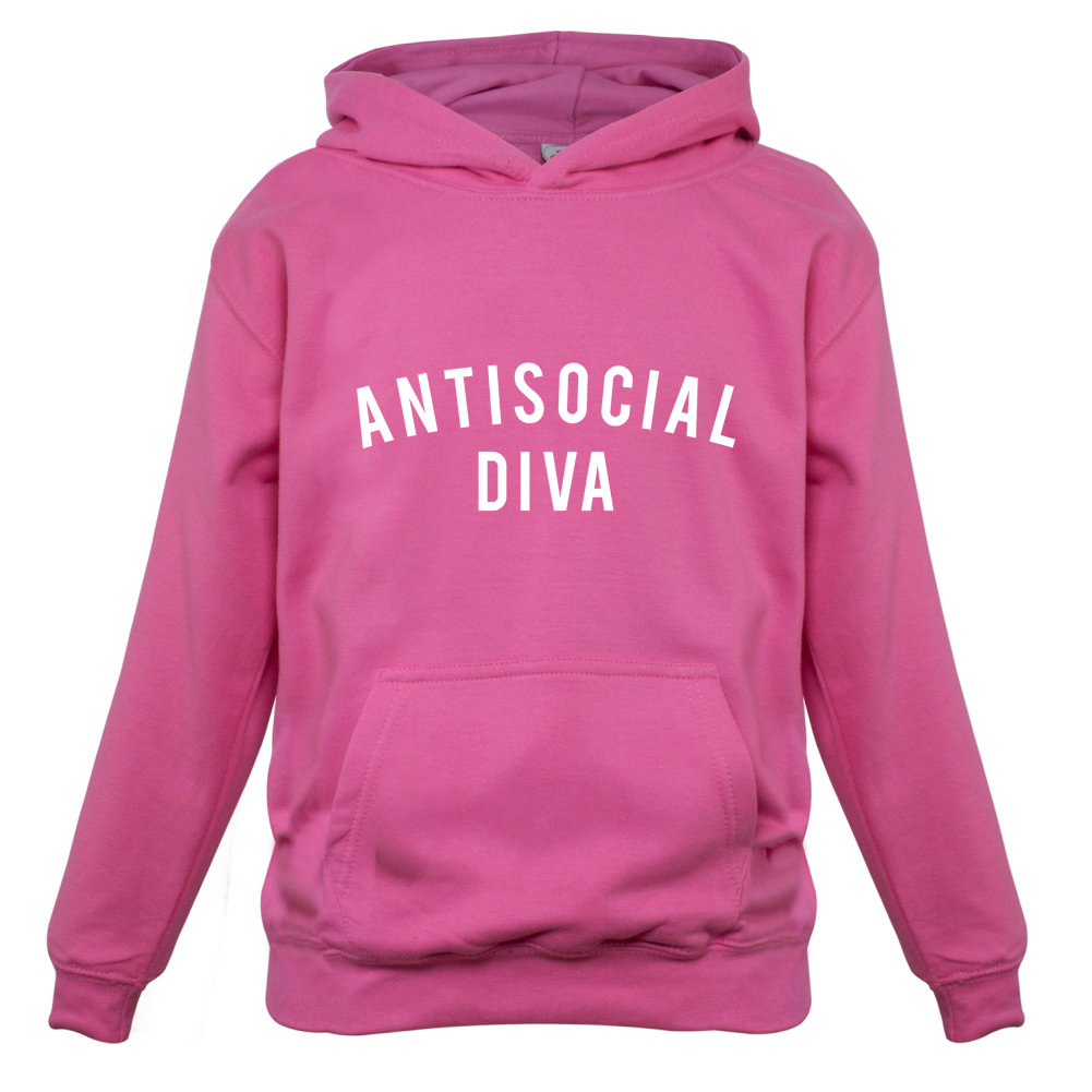Anti-Social Diva Kids T Shirt