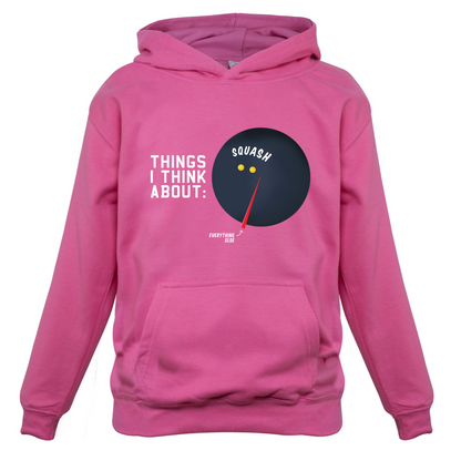 I Thiink About Squash Kids T Shirt