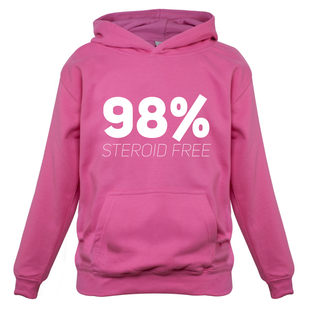98% Steroid Free Kids T Shirt