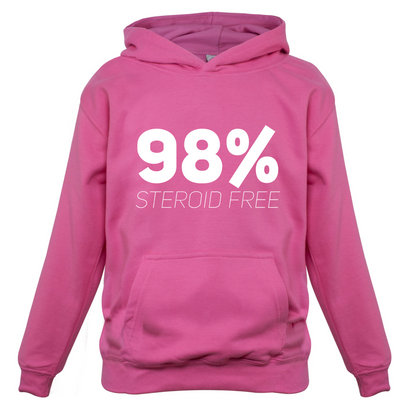 98% Steroid Free Kids T Shirt