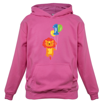 1st Birthday Lion Kids T Shirt