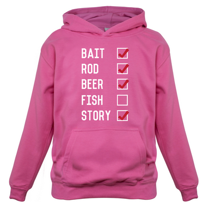 Fishing Checklist Kids T Shirt