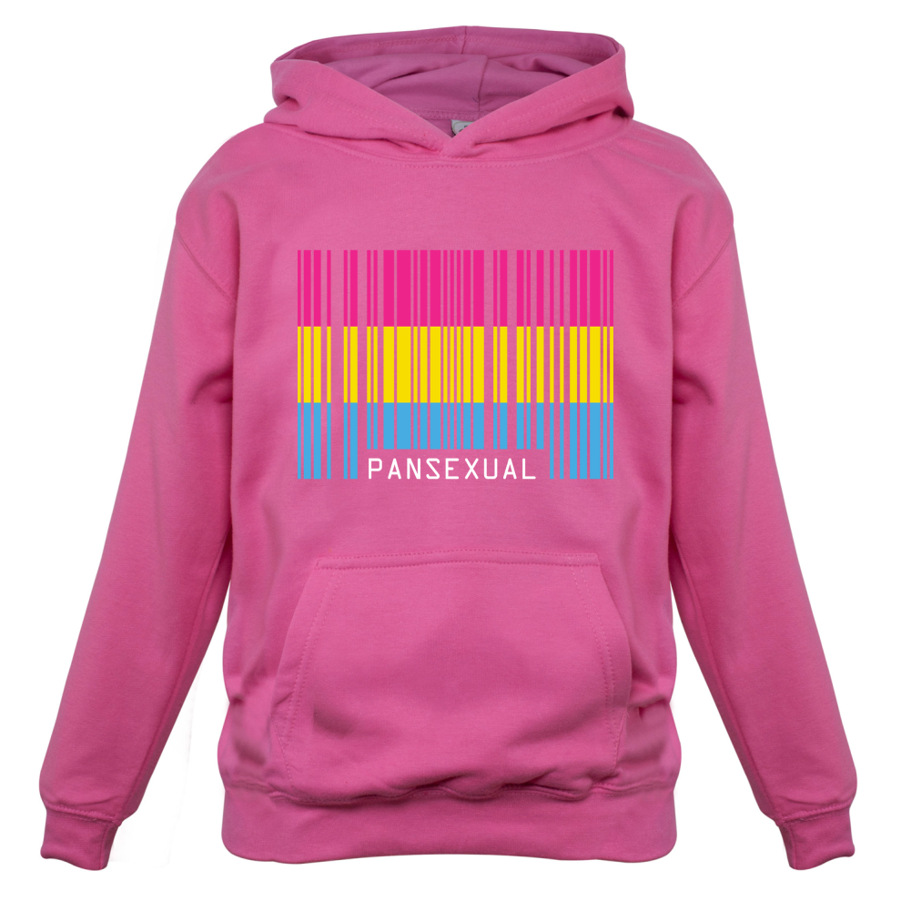 LGBT Barcode Flags - Pan Sexual Kids T Shirt