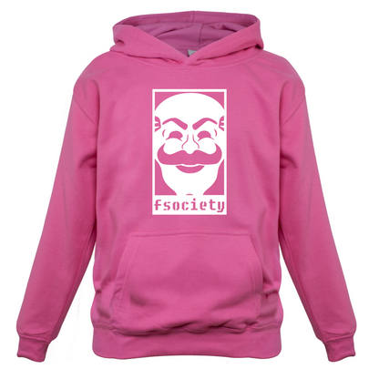 Fsociety Mask Kids T Shirt