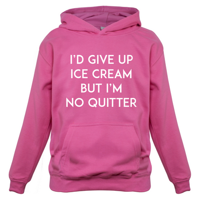 I'd Give Up Ice Cream Kids T Shirt