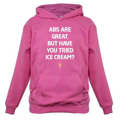 Abs Are Great, Ice Cream  Kids T Shirt