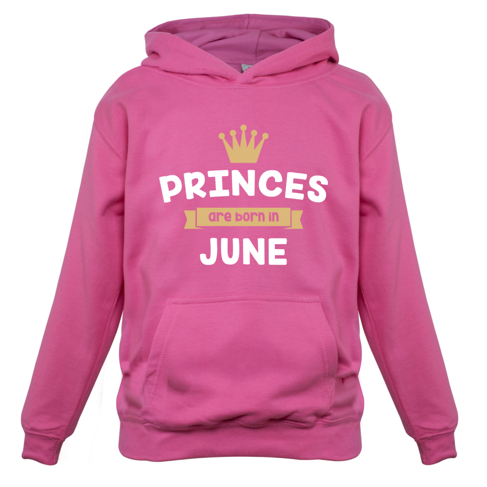 Princes Are Born In June Kids T Shirt