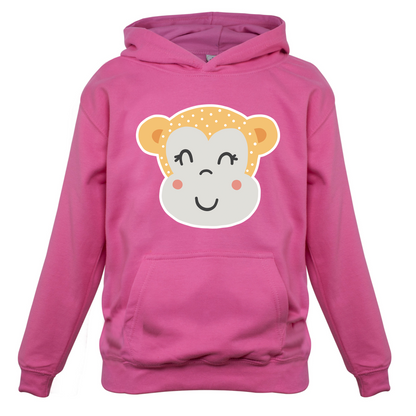 Smiley Face Monkey  Kids T Shirt