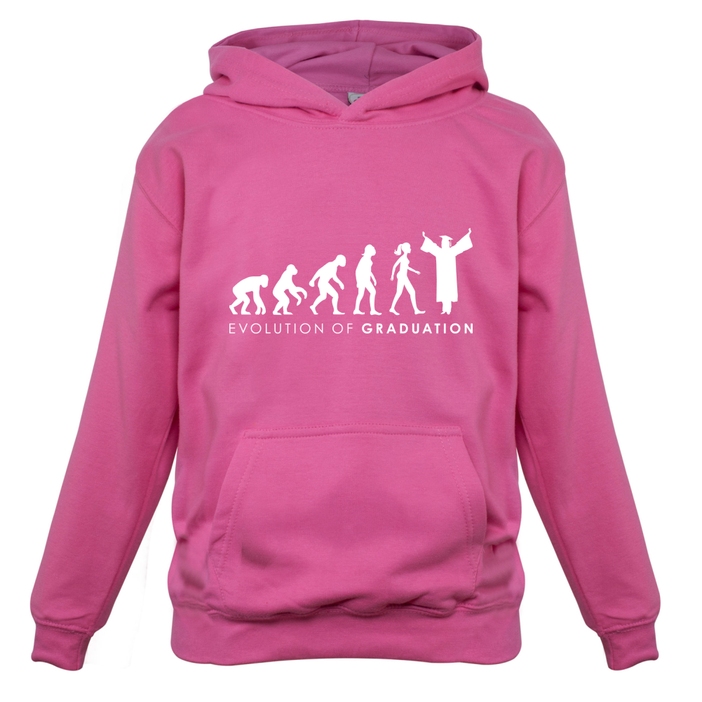 Evolution Of Woman Graduation Kids T Shirt