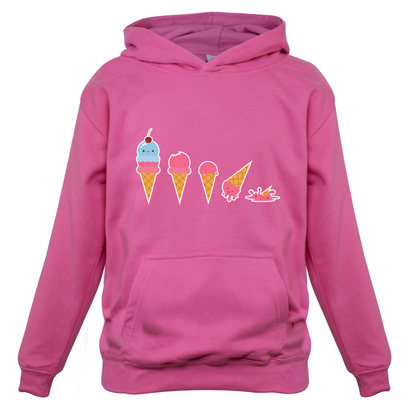 Evolution Of Ice Cream Kids T Shirt