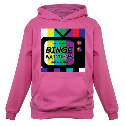 Binge Watchers Kids T Shirt