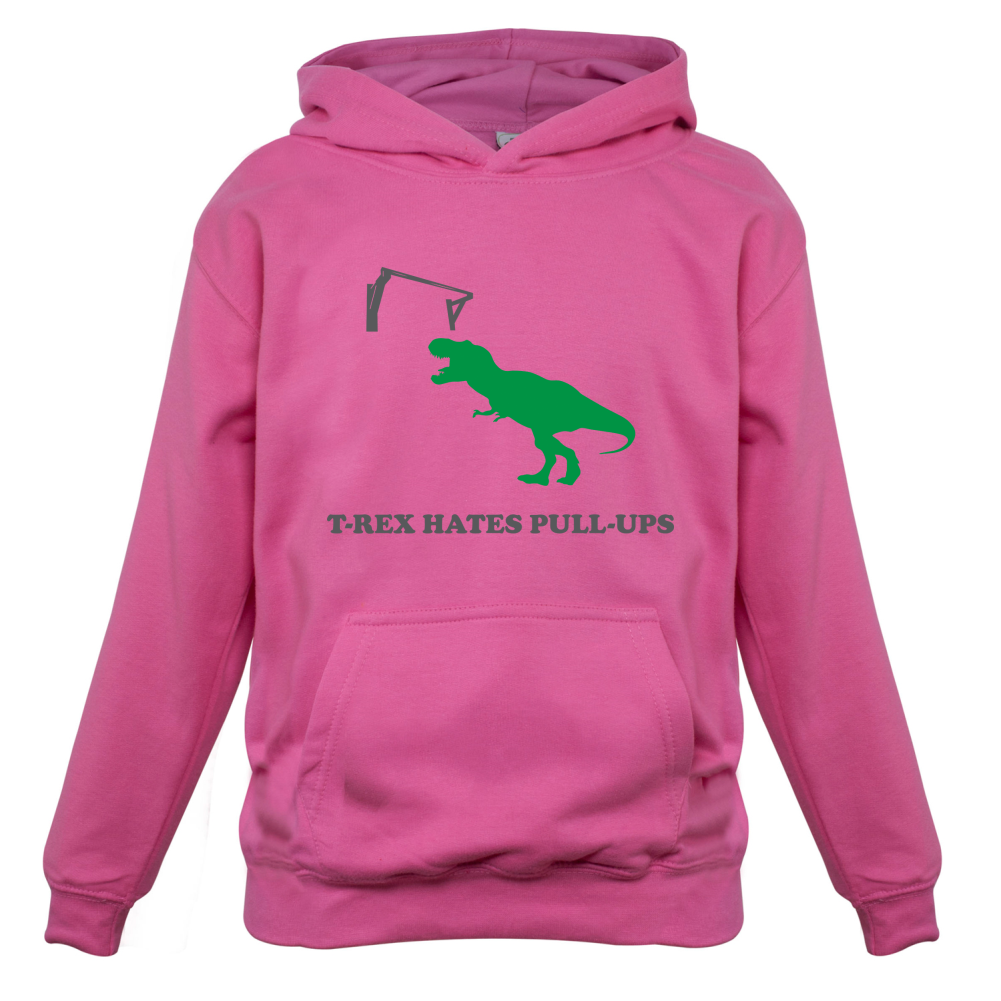 T-Rex Hates Pull-Ups Kids T Shirt