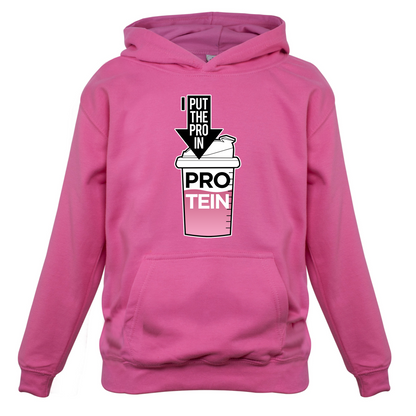 I Put Pro In Protein Kids T Shirt