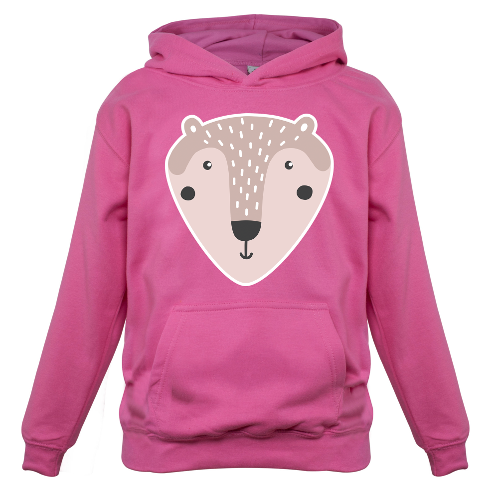 Smiley Face Mr Bear Kids T Shirt