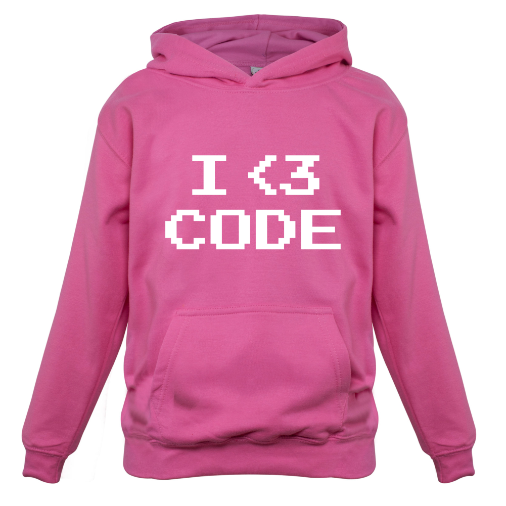 I Heart Code Kids T Shirt