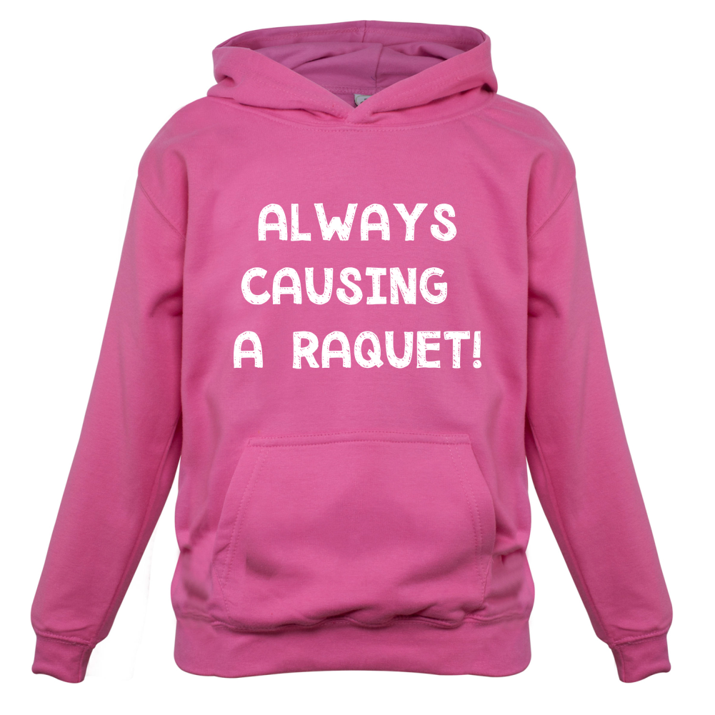 Causing A Raquet Kids T Shirt