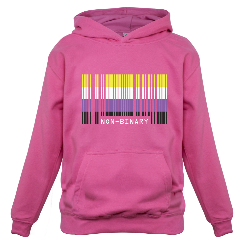 LGBT Barcode Flags - Nonbinary Kids T Shirt